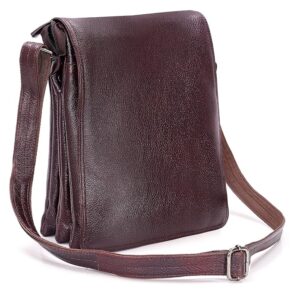 Brown Leather Sling Bag The Flap