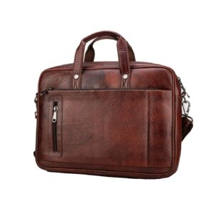 Laptop Bag Brown Leather Office Bag