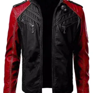 Men Motorcycle Authentic Luxury Jacket Winter